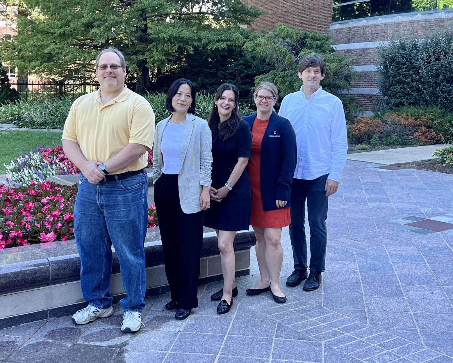 Group of five members of the Speech Accessibility Project research team