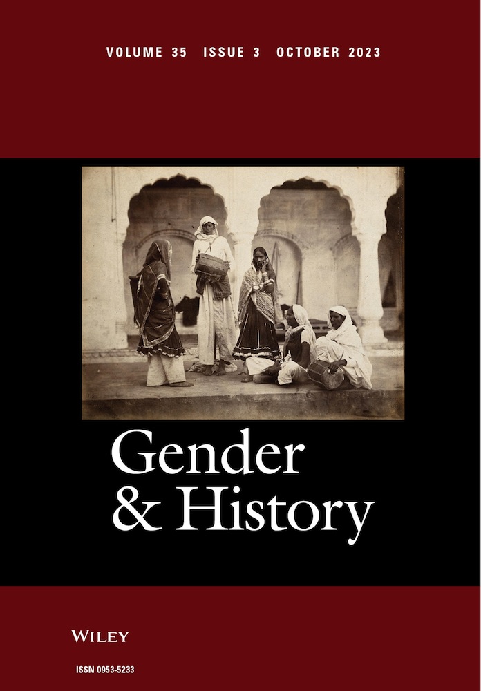 Cover of journal Gender & History