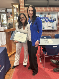 SLCL director with Anne Olmstead