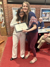 SLCL director with Ali Waldner