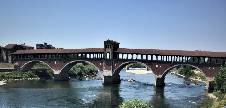 bridge at Pavia Italy