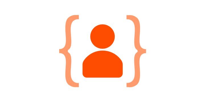 Art clipping of person icon