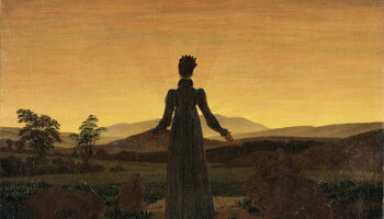 Caspar David Friedrich, Woman in Front of the Setting Sun, 1818.