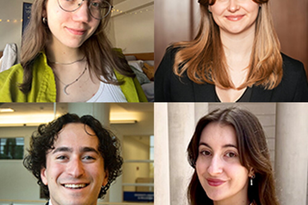 Top left: Molly Moomaw; top right: Mia Vavaroutsos; bottom left: Michael Caplan; bottom right: Tallulah Trezevant