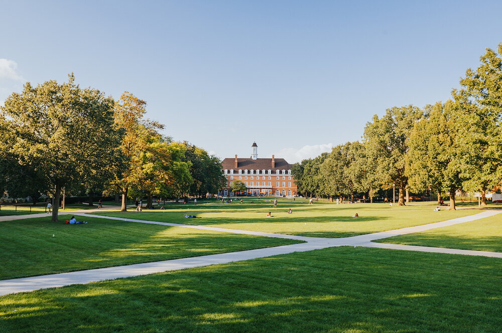Daytime shot of Quad