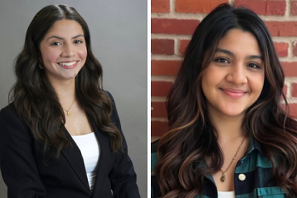 Left: Michelle Cordova; right: Jacky Mejia