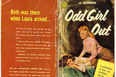 Front and back cover of "Odd Girl Out," by Ann Thayer Weldy