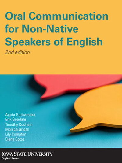 Book cover for, "Oral Communication for Non-Native Speakers of English"