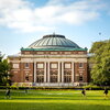 View of the main quad on campus 