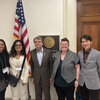 Group of delegates with Rep. Mike Quigley