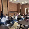 Speaker Carolyn Calloway-Thomas addresses crowd at keynote talk