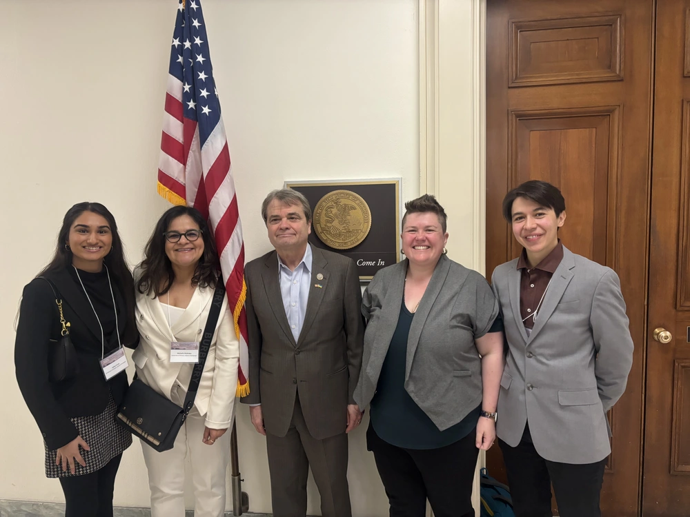 Group of delegates with Rep. Mike Quigley