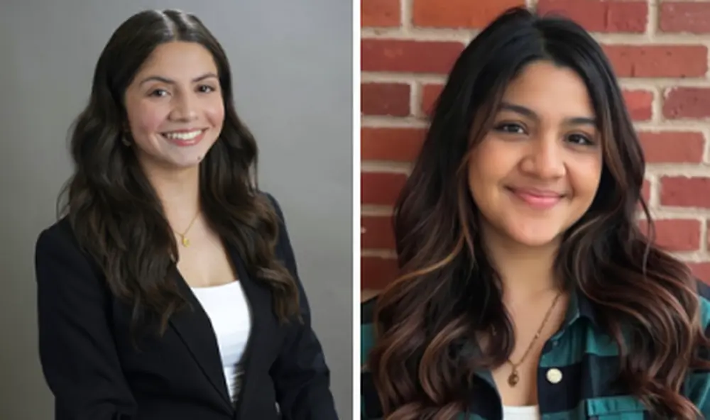 Left: Michelle Cordova; right: Jacky Mejia