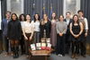 A group of 10 university students attending the US Goncourt Prize Selection in New York