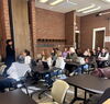 Speaker Carolyn Calloway-Thomas addresses crowd at keynote talk