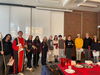 Students participating in Ukrainian cultural event
